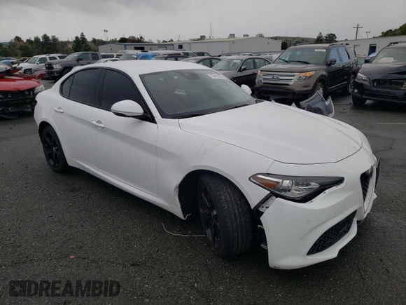 2017 Alfa Romeo Giulia with VIN ZARFAEDN1H7541156, listed as a Copart auction lot 73412182 with 50,085 mi miles. Bid and sale history available at carsss.com. Image 4.