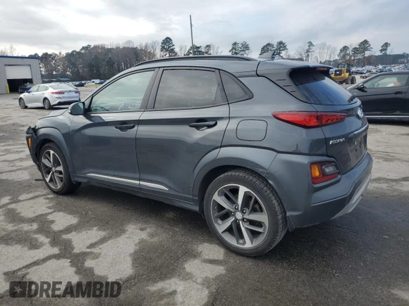 2019 Hyundai Kona Limited with VIN KM8K33A56KU350185, listed as a Copart auction lot 85416454 with 71,067 mi miles and Salvage Title. Bid and sale history available at carsss.com. Image 2.