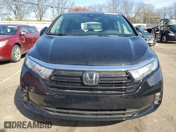 2023 Honda Odyssey EX-L z VIN 5FNRL6H67PB057737, wystawiony jako Copart lot #53464695 z przebiegiem 21 144 mil mil oraz Szkoda całkowita • Salvage title. Historia ofert i sprzedaży dostępna na DreamBid. Obrazek 5.