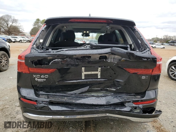 2023 Volvo XC60 Plus Bright Theme with VIN YV4L12RN4P1203706, listed as a Copart auction lot 47868035 with 360 mi miles and Salvage Title. Bid and sale history available at carsss.com. Image 6.