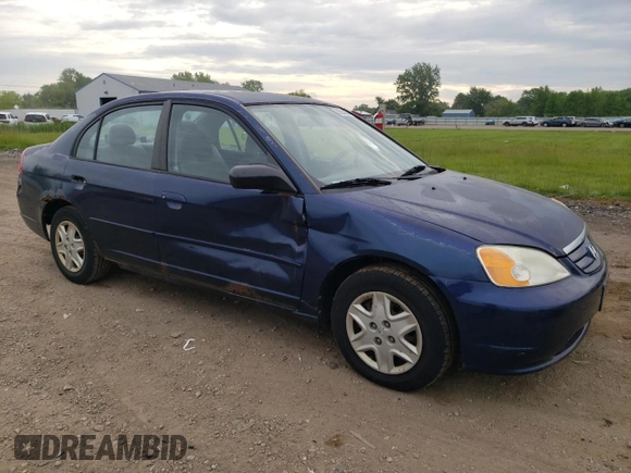 2003 Honda Civic LX z VIN 2HGES16503H603931, wystawiony jako Copart lot #59036635 z przebiegiem 181 421 mil mil oraz Czysty tytuł • Clean title. Historia ofert i sprzedaży dostępna na DreamBid. Obrazek 4.