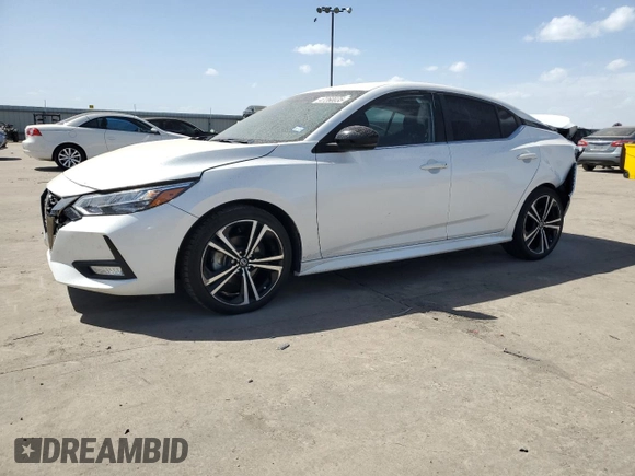 2023 Nissan Sentra SR with VIN 3N1AB8DV4PY311100, listed as a Copart auction lot 47260035 with 37,695 mi miles and Salvage Title. Bid and sale history available at DreamBid. Image 1.