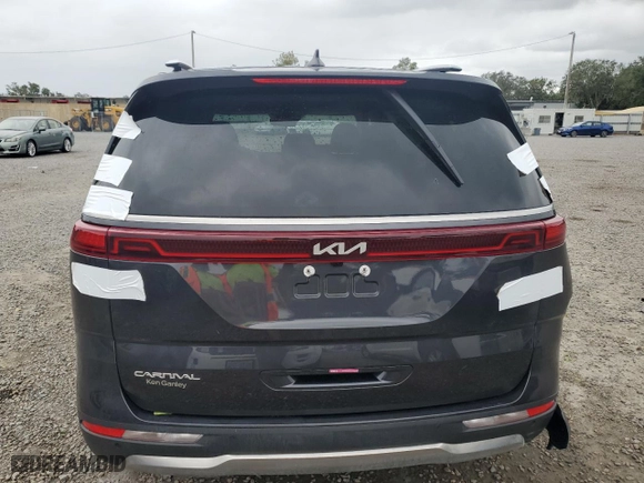 2024 Kia Carnival SX with VIN KNDNE5H37R6433828, listed as a Copart auction lot 74878214 with 0 mi miles and Salvage Title. Bid and sale history available at carsss.com. Image 6.