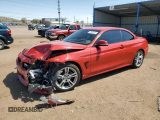 2016 BMW 4 Series 428i with VIN WBA3V7C59G5A25913, listed as a Copart auction lot 52879025 with 86,412 mi miles and Salvage Title. Bid and sale history available at carsss.com. Image 1.