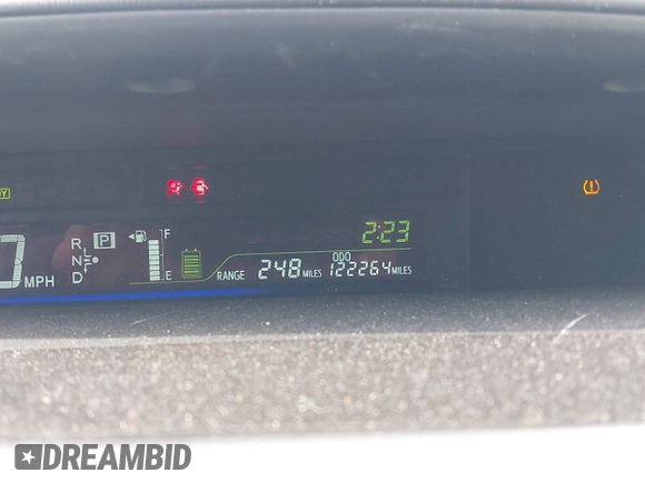 2013 Toyota Prius Two with VIN JTDZN3EU5D3255365, listed as a IAAI auction lot 41724204 with 122,264 mi miles and . Bid and sale history available at DreamBid. Image 16.