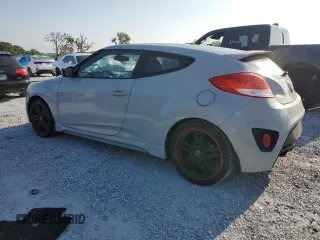 2015 Hyundai Veloster Turbo with VIN KMHTC6AE1FU222528, listed as a Copart auction lot 53470355 with 94,019 mi miles and Salvage title. Bid and sale history available at DreamBid. Image 2.