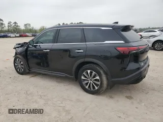 2024 Infiniti QX60 Pure with VIN 5N1DL1ES4RC340221, listed as a Copart auction lot 50804655 with 7,429 mi miles and Salvage title. Bid and sale history available at DreamBid. Image 2.