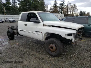 2001 Dodge Ram 3500 with VIN 1B7MF33691J602019, listed as a Copart auction lot 80074164 with 0 mi miles and Salvage Title. Bid and sale history available at carsss.com. Image 4.