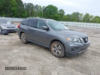 2017 Nissan Pathfinder S with VIN 5N1DR2MN9HC643865, listed as a IAAI auction lot 42212270 with 116,691 mi miles and . Bid and sale history available at DreamBid. Image 1.