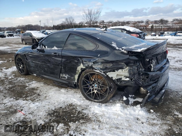 2018 BMW M4 with VIN WBS4Y9C51JAA92457, listed as a Copart auction lot 87014004 with 83,423 mi miles and Salvage Title. Bid and sale history available at carsss.com. Image 2.