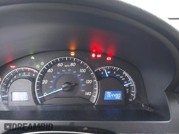 2014 Toyota Camry L with VIN 4T1BF1FK0EU358295, listed as a IAAI auction lot 41449827 with 154,490 mi miles. Bid and sale history available at carsss.com. Image 7.