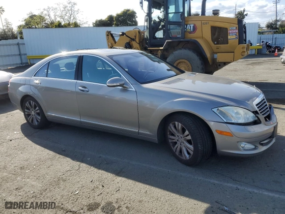 2009 Mercedes-Benz S-Class 5.5L V8 with VIN WDDNG71X89A279023, listed as a Copart auction lot 51844735 with 121,039 mi miles and Salvage Title. Bid and sale history available at carsss.com. Image 4.