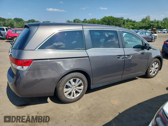2014 Honda Odyssey EX-L with VIN 5FNRL5H63EB036388, listed as a Copart auction lot 65701425 with 117,636 mi miles and Clean title. Bid and sale history available at DreamBid. Image 3.