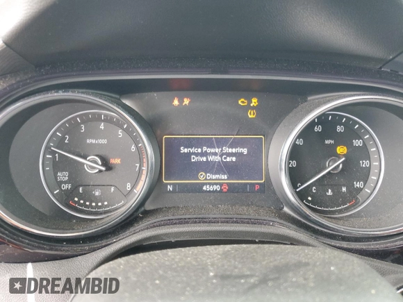 2021 Buick Encore GX Select with VIN KL4MMDSL8MB067969, listed as a Copart auction lot 56533795 with 45,690 mi miles and Salvage title. Bid and sale history available at DreamBid. Image 9.