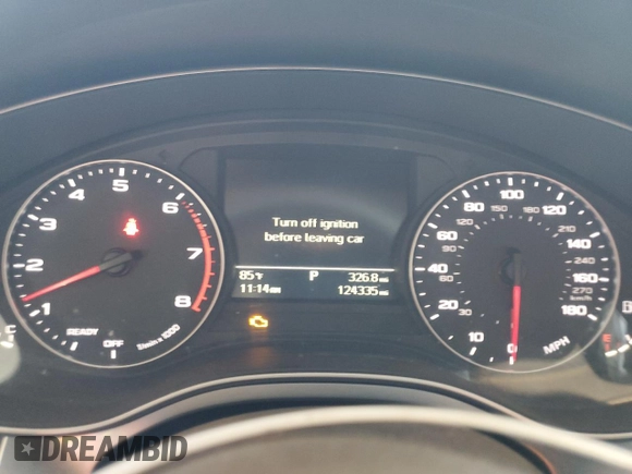 2016 Audi A6 2.0T Premium with VIN WAUCFAFC9GN038517, listed as a Copart auction lot 45761745 with 124,335 mi miles and Salvage Title. Bid and sale history available at carsss.com. Image 9.
