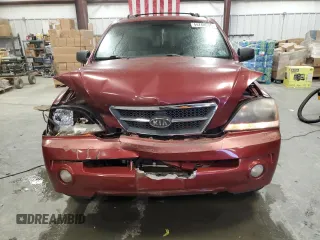 2005 Kia Sorento LX with VIN KNDJD733255391380, listed as a Copart auction lot 44764535 with 129,652 mi miles and Salvage Title. Bid and sale history available at carsss.com. Image 5.