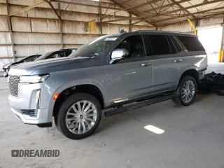 2024 Cadillac Escalade Premium Luxury with VIN 1GYS4CKL4RR324612, listed as a Copart auction lot 63085975 with 6,802 mi miles and Salvage title. Bid and sale history available at DreamBid. Image 1.