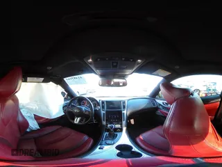 2017 Infiniti Q60 Red Sport 400 with VIN JN1FV7EL6HM701933, listed as a IAAI auction lot 41485664 with 72,496 mi miles and . Bid and sale history available at carsss.com. Image 22.