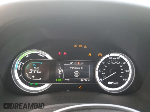 2018 Kia Niro FE with VIN KNDCB3LC4J5207459, listed as a Copart auction lot 52941934 with 22,717 mi miles and Salvage Title. Bid and sale history available at carsss.com. Image 9.
