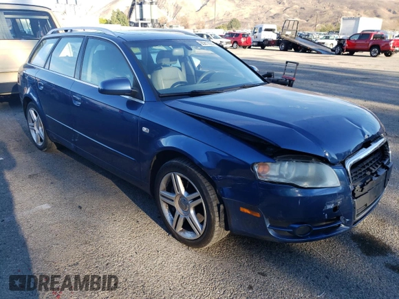 2007 Audi A4 2.0T with VIN WAUKF78EX7A220523, listed as a Copart auction lot 85817004 with 0 mi miles and Salvage Title. Bid and sale history available at carsss.com. Image 4.