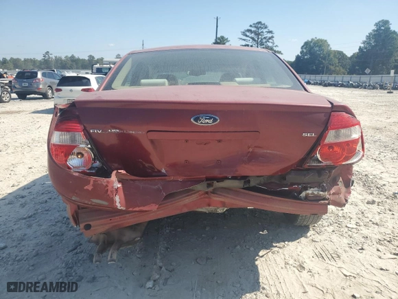 2005 Ford Five Hundred SEL with VIN 1FAFP24145G136169, listed as a Copart auction lot 72263154 with 142,119 mi miles and Salvage Title. Bid and sale history available at carsss.com. Image 6.