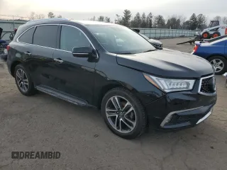 2017 Acura MDX w/Advance Pkg with VIN 5FRYD4H81HB001548, listed as a Copart auction lot 45001065 with 65,888 mi miles and Salvage Title. Bid and sale history available at carsss.com. Image 4.