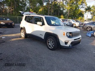 2019 Jeep Renegade Latitude with VIN ZACNJABB9KPJ82136, listed as a IAAI auction lot 41906183 with 51,162 mi miles and . Bid and sale history available at DreamBid. Image 1.