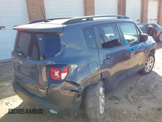 2020 Jeep Renegade Latitude with VIN ZACNJBBB1LPL49421, listed as a IAAI auction lot 41649980 with 84,596 mi miles. Bid and sale history available at carsss.com. Image 4.