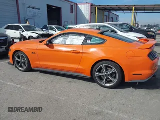 2021 Ford Mustang GT with VIN 1FA6P8CF5M5114482, listed as a IAAI auction lot 41613528 with 63,216 mi miles. Bid and sale history available at carsss.com. Image 14.