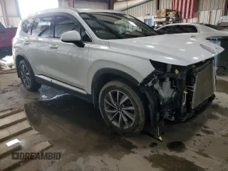2019 Hyundai Santa Fe SEL with VIN 5NMS3CAD2KH115933, listed as a Copart auction lot 48519895 with 89,229 mi miles and Salvage Title. Bid and sale history available at carsss.com. Image 4.