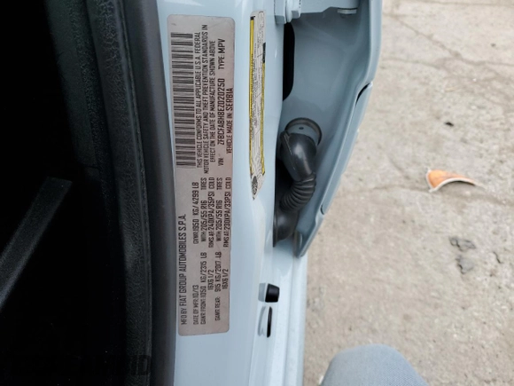 2014 FIAT 500L Easy with VIN ZFBCFABH8EZ020250, listed as a Copart auction lot 81355154 with 173,712 mi miles and Salvage Title. Bid and sale history available at carsss.com. Image 12.