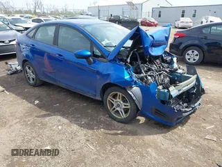 2019 Ford Fiesta SE z VIN 3FADP4BJ1KM165331, wystawiony jako IAAI lot #42053338 z przebiegiem 122 913 mil mil oraz . Historia ofert i sprzedaży dostępna na DreamBid. Obrazek 1.