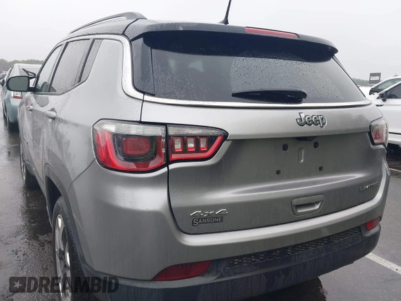 2018 Jeep Compass Limited с VIN 3C4NJDCB5JT349229, выставлен на аукционе IAAI как лот 42468396 с пробегом 91 298 миль миль и . История ставок и продаж доступна на DreamBid. Изображение 3.