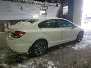 2015 Honda Civic EX with VIN 19XFB2F84FE219279, listed as a Copart auction lot 46020805 with 117,432 mi miles and Salvage Title. Bid and sale history available at carsss.com. Image 3.