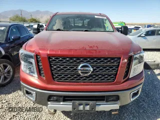 2017 Nissan Titan XD PRO-4X with VIN 1N6AA1F46HN529031, listed as a Copart auction lot 74314094 with 0 mi miles and Salvage Title. Bid and sale history available at carsss.com. Image 5.