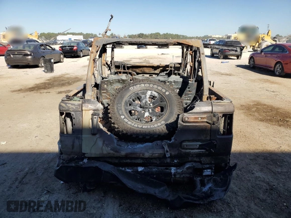 2023 Jeep Wrangler Sport S with VIN 1C4HJXDN3PW509506, listed as a Copart auction lot 80111274 with Not Provided miles and Non Repairable. Bid and sale history available at DreamBid. Image 6.
