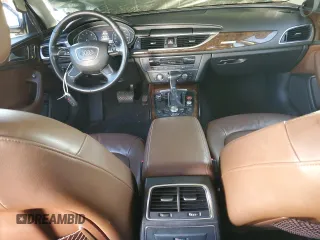 2013 Audi A6 Premium Plus with VIN WAUGGAFC6DN030112, listed as a Copart auction lot 47592835 with 196,190 mi miles and Salvage title. Bid and sale history available at DreamBid. Image 8.