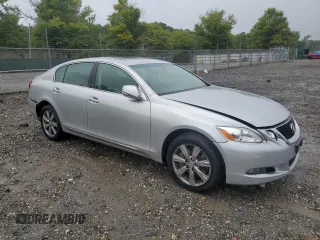2008 Lexus GS 350 with VIN JTHCE96SX80016695, listed as a Copart auction lot 71560974 with 0 mi miles and Salvage Title. Bid and sale history available at carsss.com. Image 4.