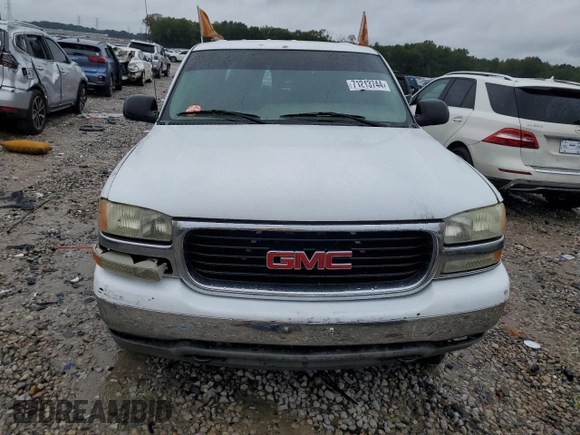 2004 GMC Yukon SLE with VIN 1GKEK13V44J184442, listed as a Copart auction lot 71213744 with 229,193 mi miles and Salvage Title. Bid and sale history available at carsss.com. Image 5.