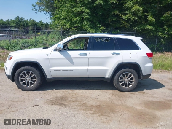 2014 Jeep Grand Cherokee Limited with VIN 1C4RJFBM6EC298194, listed as a IAAI auction lot 42492360 with 170,129 mi miles and . Bid and sale history available at DreamBid. Image 14.