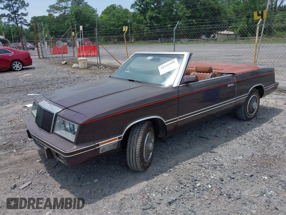 1982 Chrysler LeBaron z VIN 1C3BC55D2CG145033, wystawiony jako IAAI lot #42145500 z przebiegiem 20 643 mil mil oraz . Historia ofert i sprzedaży dostępna na DreamBid. Obrazek 2.