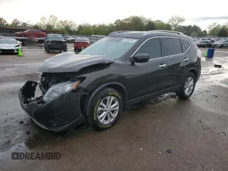 2015 Nissan Rogue SV with VIN 5N1AT2MT4FC922396, listed as a Copart auction lot 51090495 with 119,381 mi miles and Salvage Title. Bid and sale history available at carsss.com. Image 1.