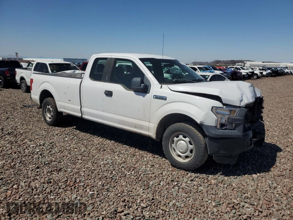 2016 Ford F-150 XL with VIN 1FTFX1CF2GKD82736, listed as a Copart auction lot 89017315 with 154,416 mi miles and Salvage Title. Bid and sale history available at carsss.com. Image 4.