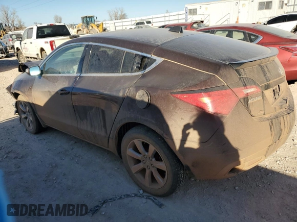2010 Acura ZDX Tech Pkg with VIN 2HNYB1H41AH500413, listed as a Copart auction lot 45957475 with 113,207 mi miles and Salvage Title. Bid and sale history available at carsss.com. Image 2.