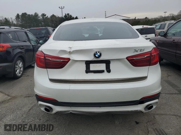 2017 BMW X6 xDrive35i with VIN 5UXKU2C39H0U29047, listed as a Copart auction lot 41495213 with 50,575 mi miles. Bid and sale history available at carsss.com. Image 6.