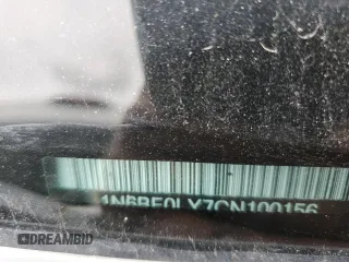 2012 Nissan NV SV with VIN 1N6BF0LY7CN100156, listed as a Copart auction lot 51868045 with Not provided miles and Salvage title. Bid and sale history available at DreamBid. Image 13.