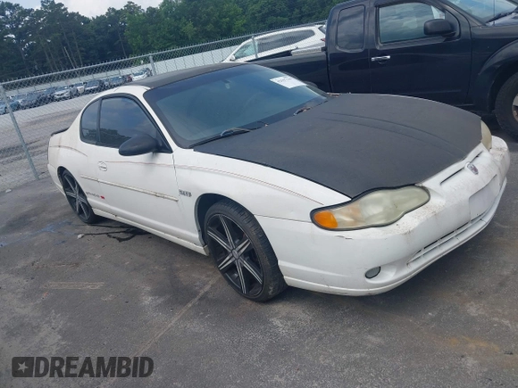 2001 Chevrolet Monte Carlo SS with VIN 2G1WX15K419271133, listed as a IAAI auction lot 42597239 with Not provided miles and . Bid and sale history available at DreamBid. Image 1.