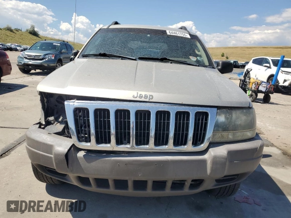 2003 Jeep Grand Cherokee Laredo with VIN 1J4GW48S23C524693, listed as a Copart auction lot 64461755 with 243,936 mi miles and Salvage title. Bid and sale history available at DreamBid. Image 5.