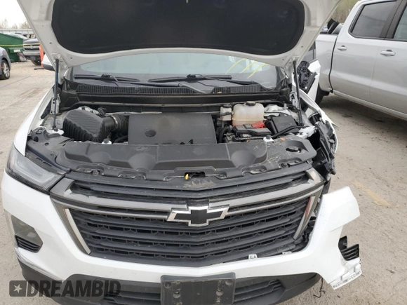 2023 Chevrolet Traverse LS with VIN 1GNERFKW5PJ279764, listed as a Copart auction lot 53683035 with 38,430 mi miles and Salvage title. Bid and sale history available at DreamBid. Image 11.