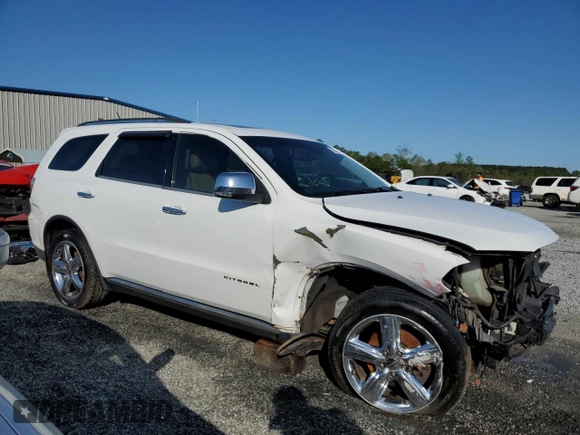 2013 Dodge Durango Citadel with VIN 1C4SDHET2DC668398, listed as a Copart auction lot 52073495 with 236,647 mi miles and Salvage Title. Bid and sale history available at carsss.com. Image 4.